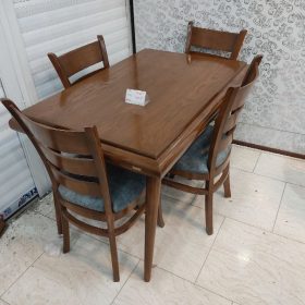 صندلی سه تیرک جدید و میز رویا | چوب شاهان | میز و صندلی ناهارخوری کرج | میز و صندلی کرج | میز و صندلی غذاخوری کرج | تولید کننده میز و صندلی | صنایع چوبی شاهان