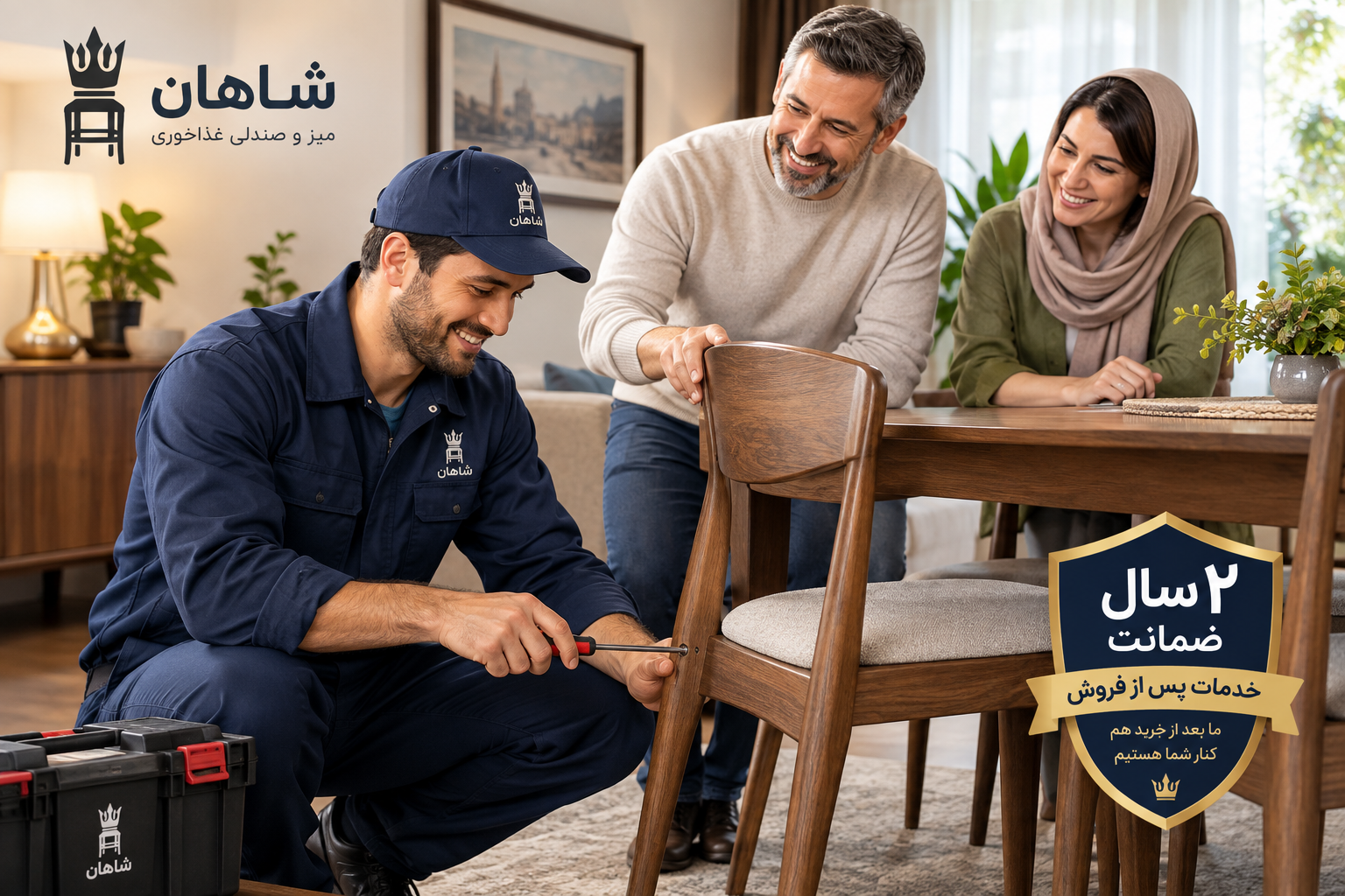 file_00000000245c8210bd1c403e426af020 دو سال ضمانت محصولات شاهان؛ خیال راحت بعد از خرید - تصویر 1
